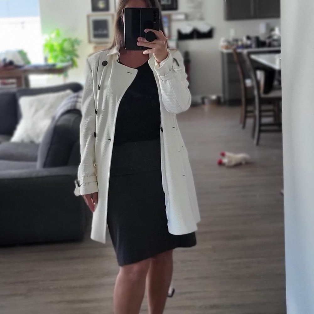 Burberry Trench Coat White